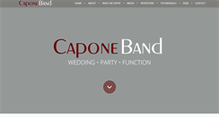 Desktop Screenshot of caponeband.com